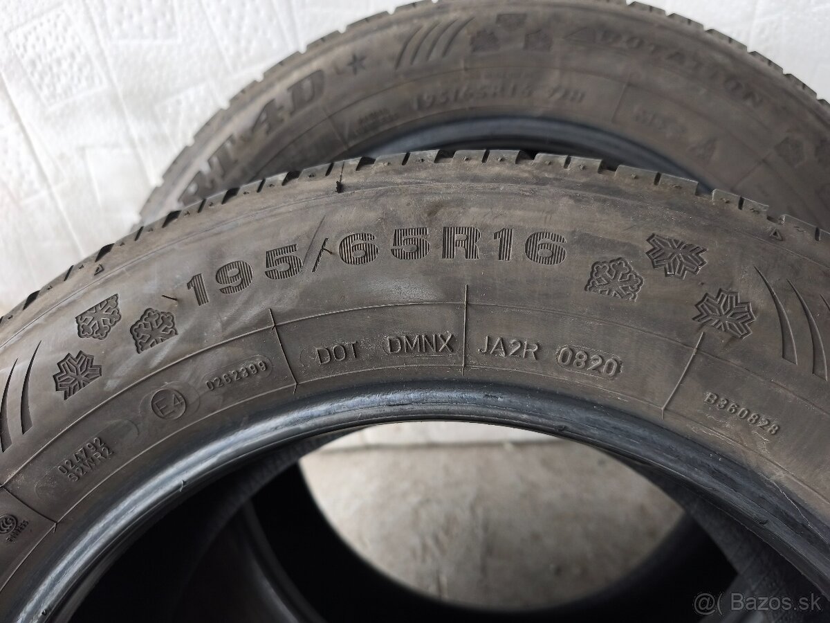 195/65 r16 zimné pneumatiky Dunlop - 4