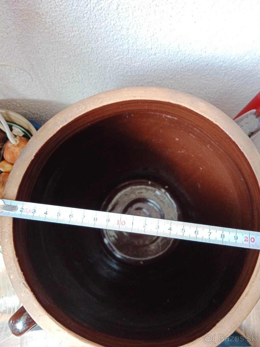 Hlinená glazovaná nádoba - 4