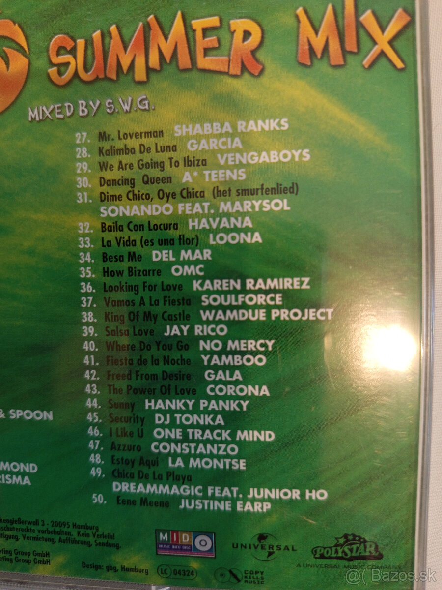 predám CD Latino Summer Mix - 4