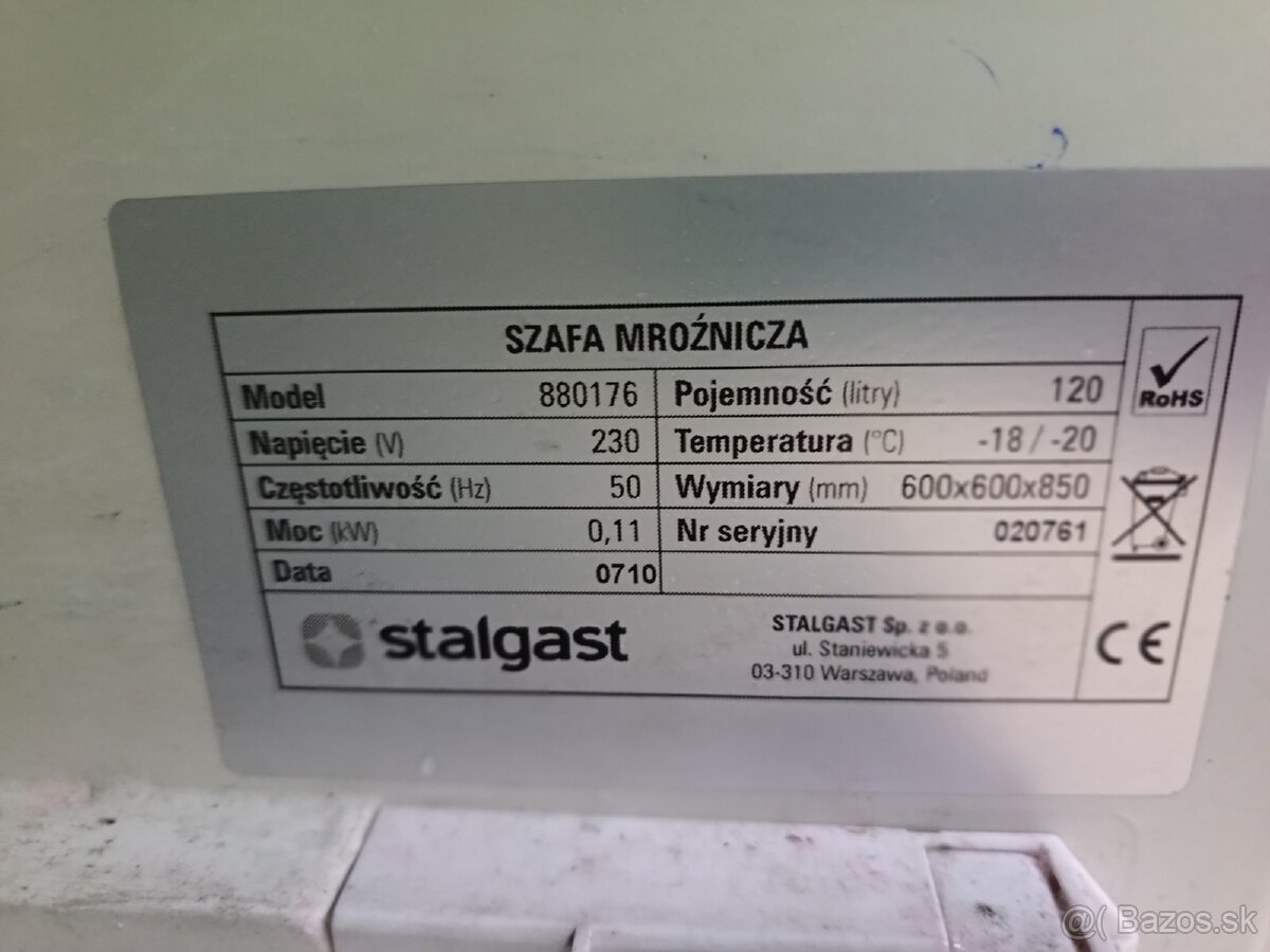 Mraznička gastro nerezová podpultova - 4