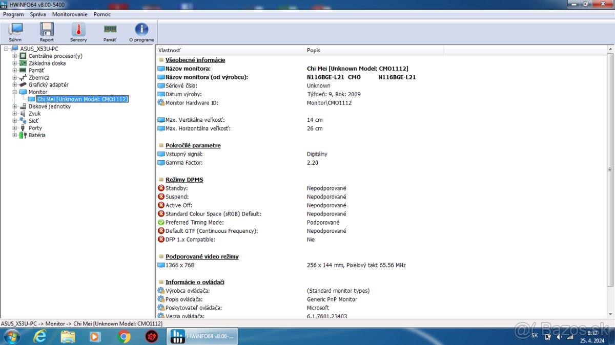 Na predaj 11,6" displeje do notebookov. - 4