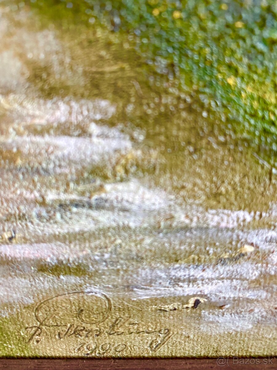 Starý obraz, olejomalba - 4