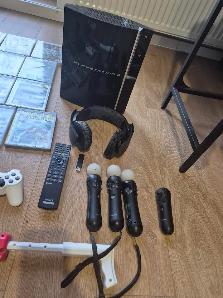 Predám veľký PS3 set: Konzola FAT, 17 hier, Sharp Shooter a - 4