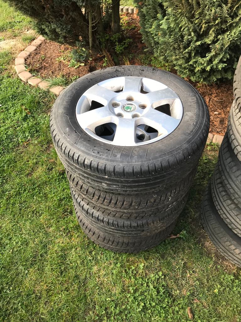 Hliníkové disky s pneumatikami 195/65 R15 - 4