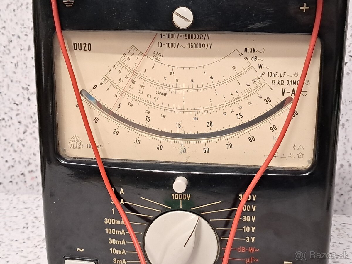 Metra Blansko DU 20 》STAROŽITNÝ MERACÍ PRISTROJ - 4