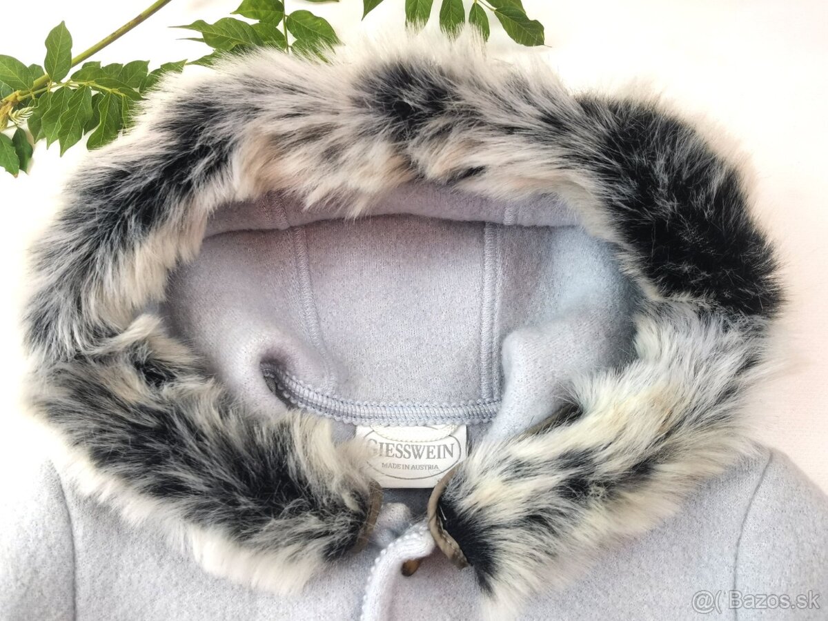 Giesswein-vlnenný kabátik veľkosť 110 - 4