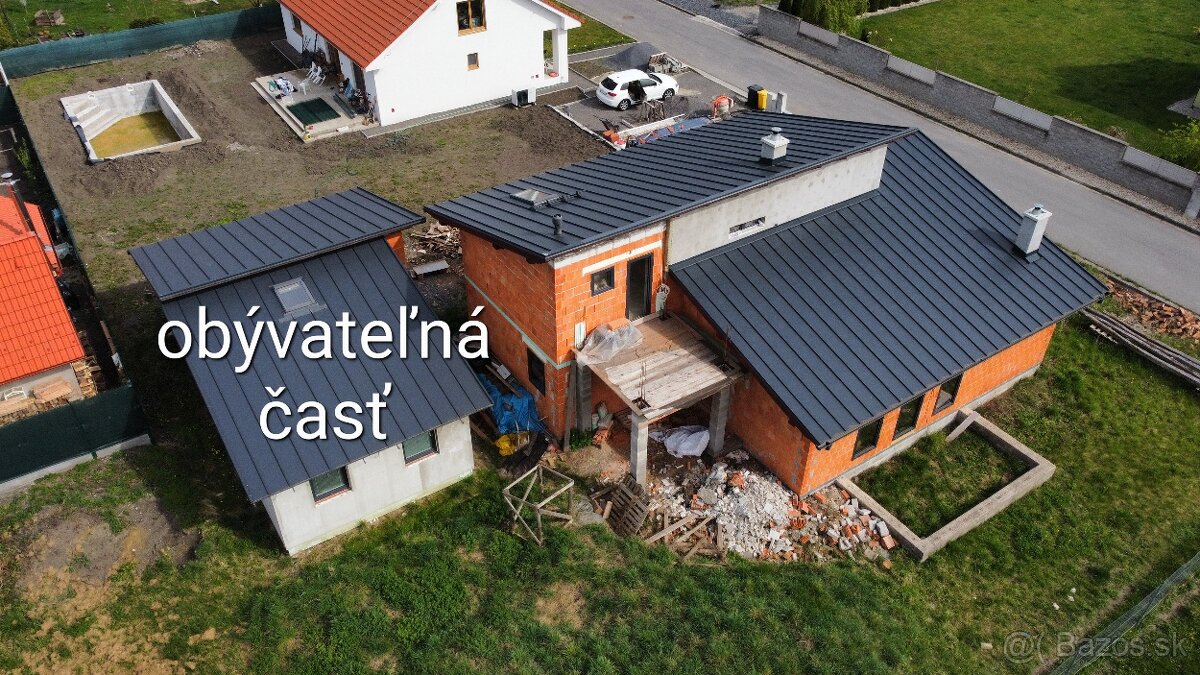 Rodinný dom - novostavba s okamžite obývateľnou časťou - 4