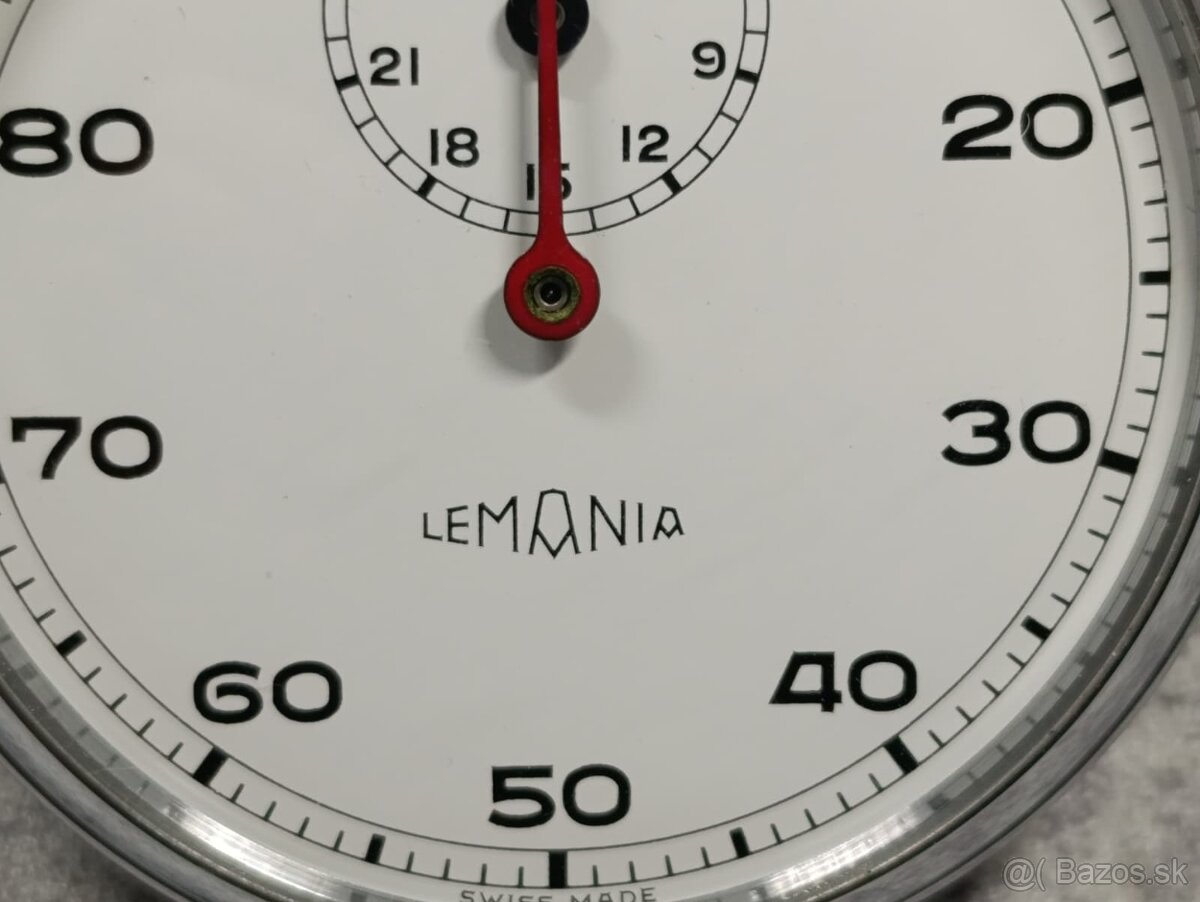 Vojenské dělostřelecké švýcarské stopky Lemania. - 4