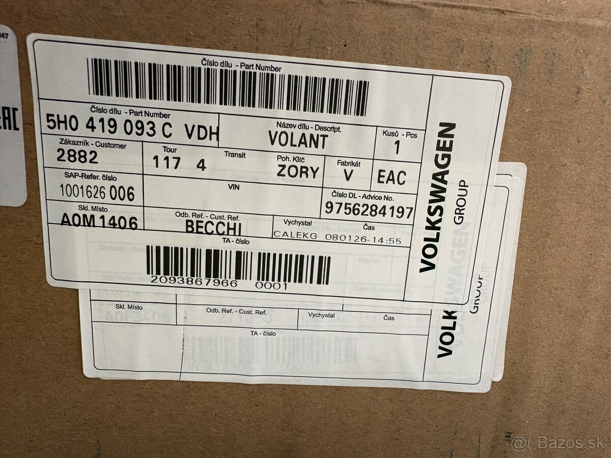 Volant vw tiguan 5H0419093C VDH - 4
