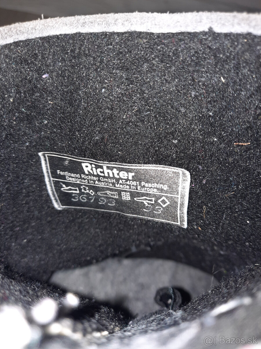 Kožené čižmy Richter (veľ. 33) - 4