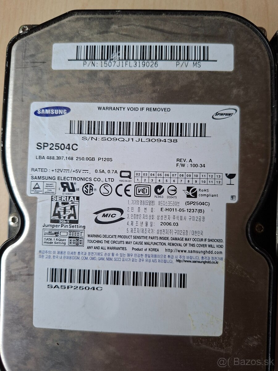 Stare pevne disky - 4