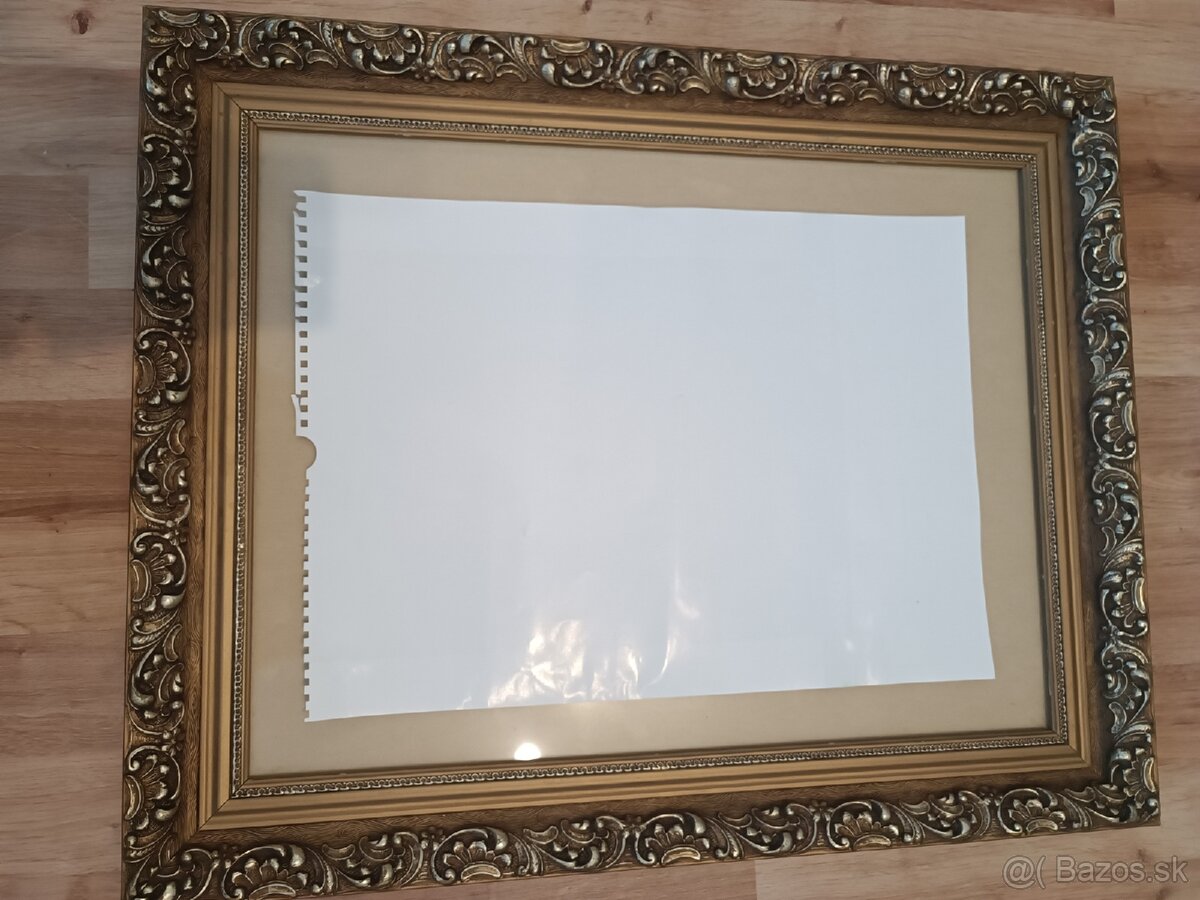 Rámy na obrazy so sklom - starožitné - 4