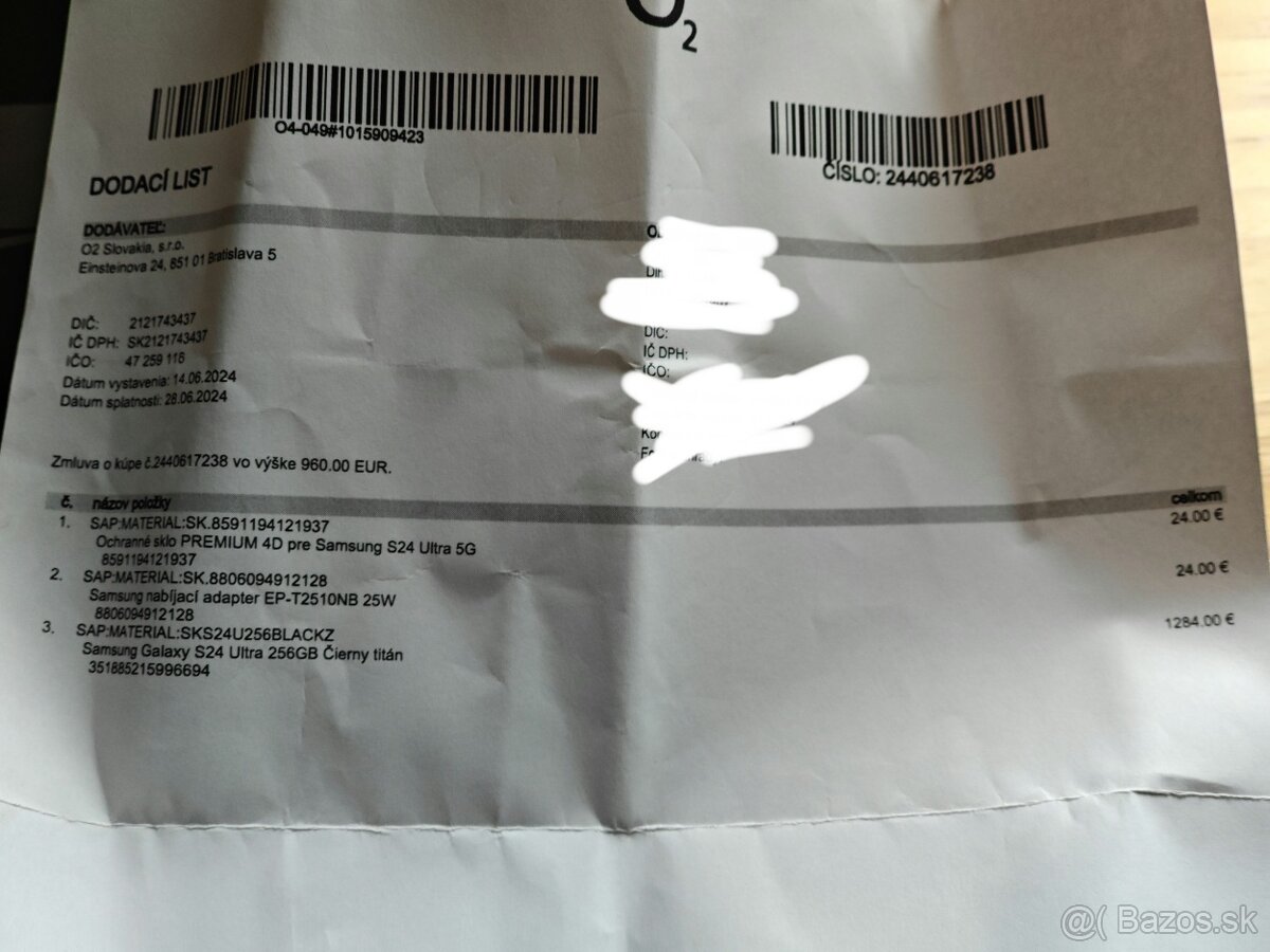 Predám Samsung S24 ultra 256Gb - 4