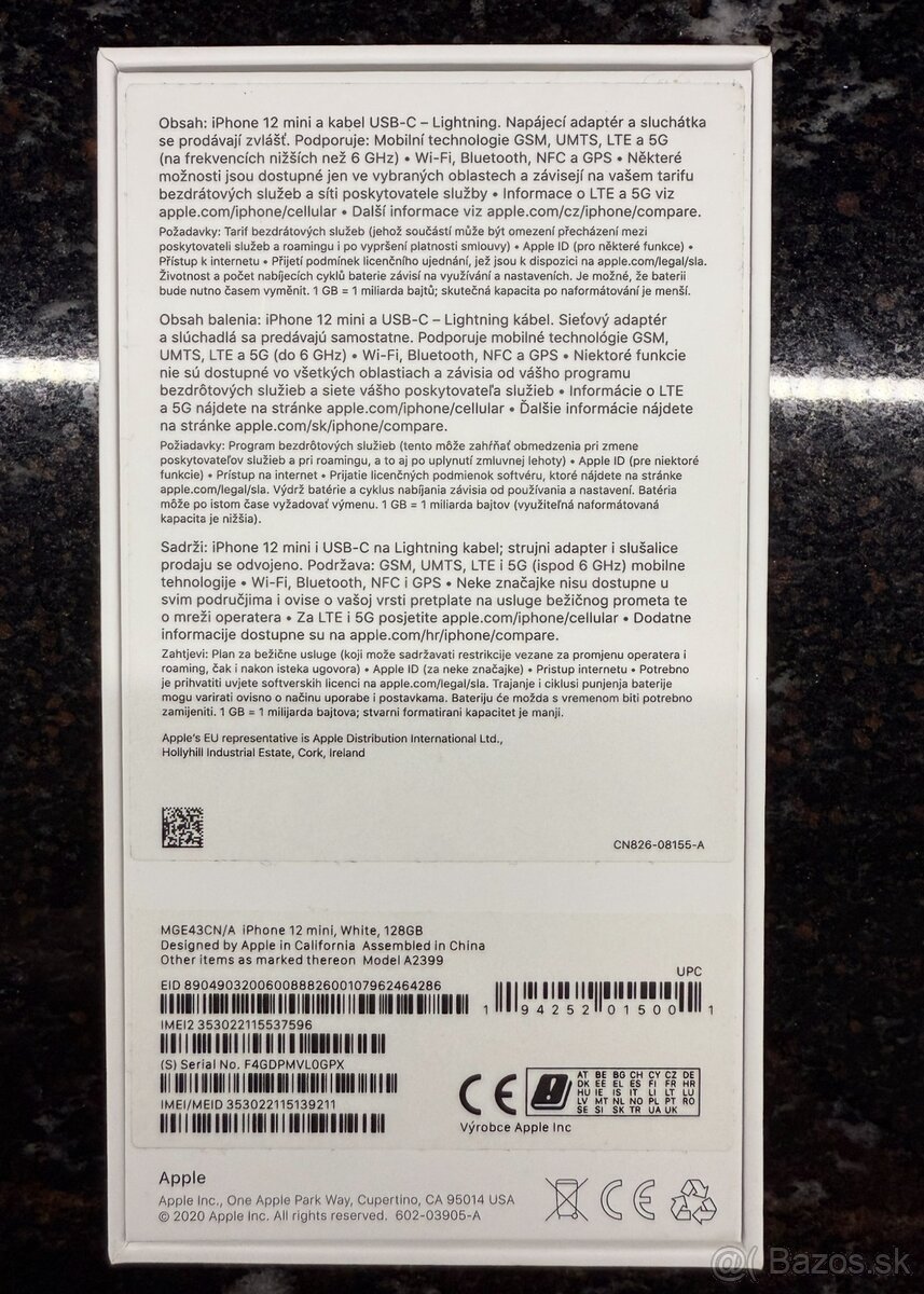 Predam iPhone 12mini 128gb white - 4