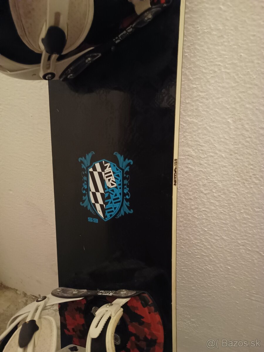 159 cm snowboard NITRO + viazko Ride - 4