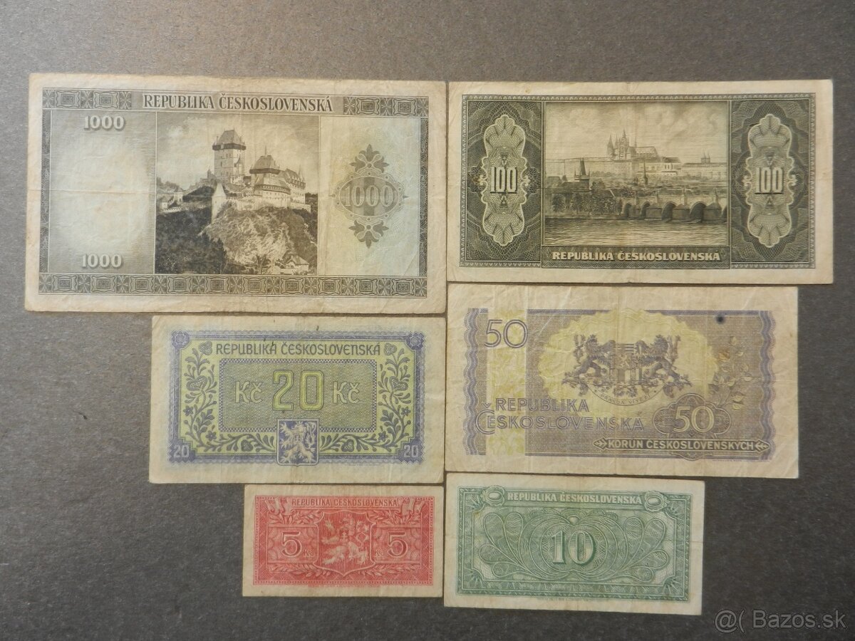 Staré bankovky Anglická emisia - 4