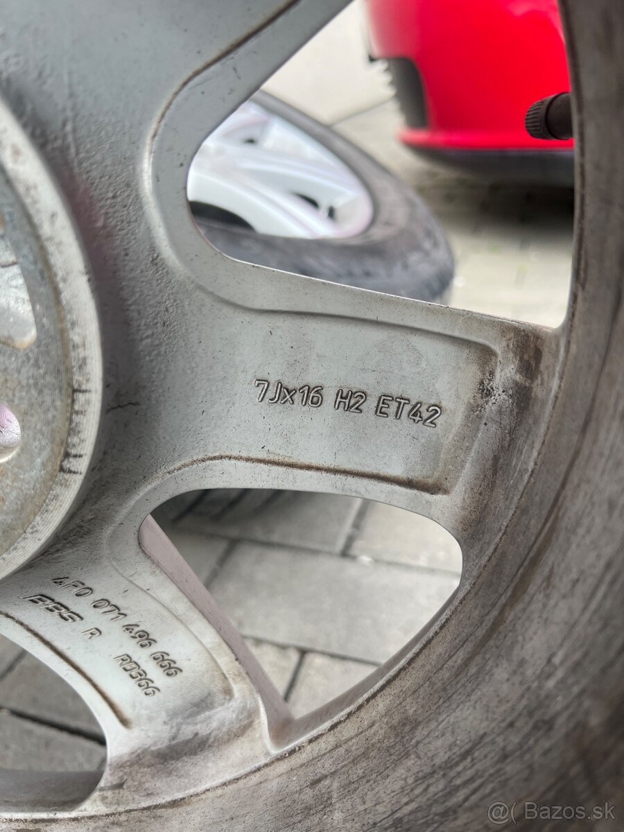 5x112 R16 Original Audi elektróny + pneu - 4