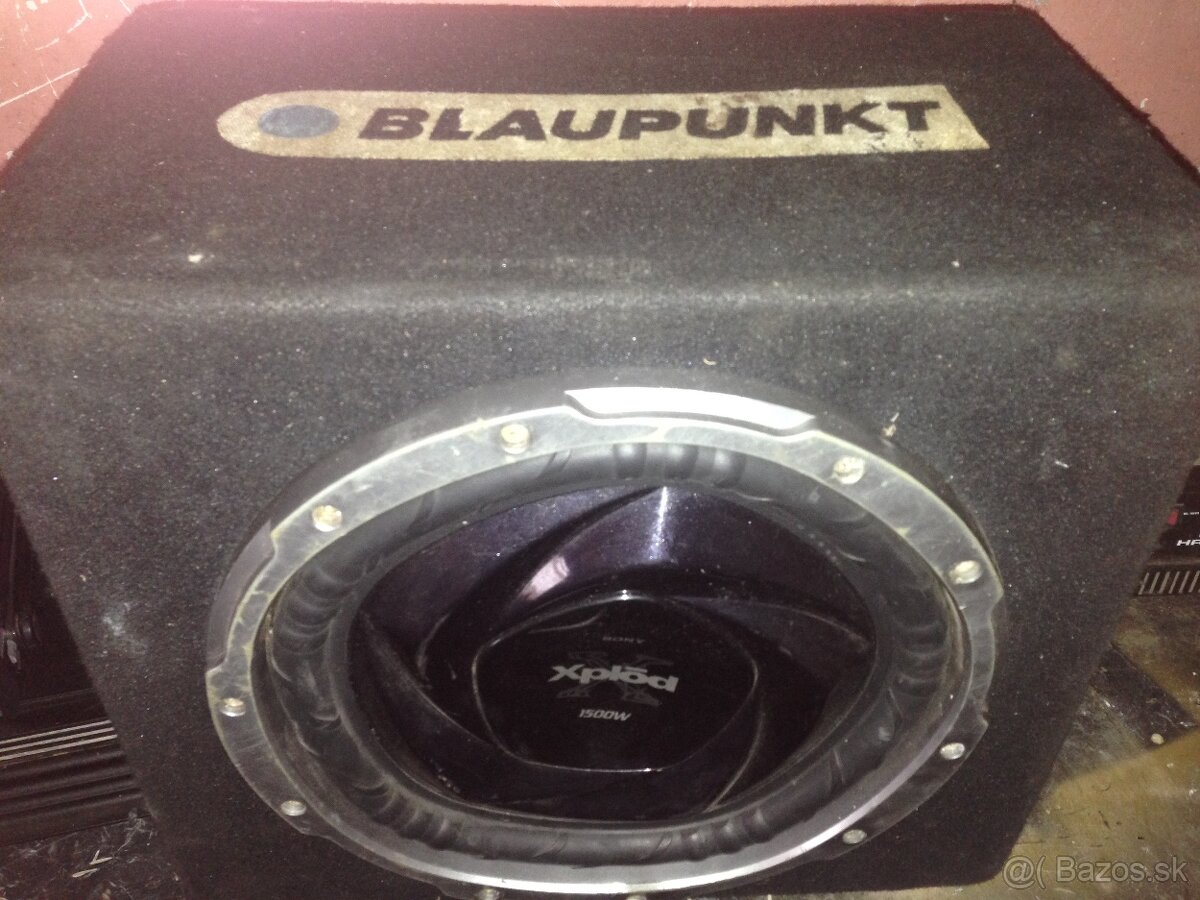 Predam subwoofer SONY Xplōd 1500w + zosil + autoradijo - 4