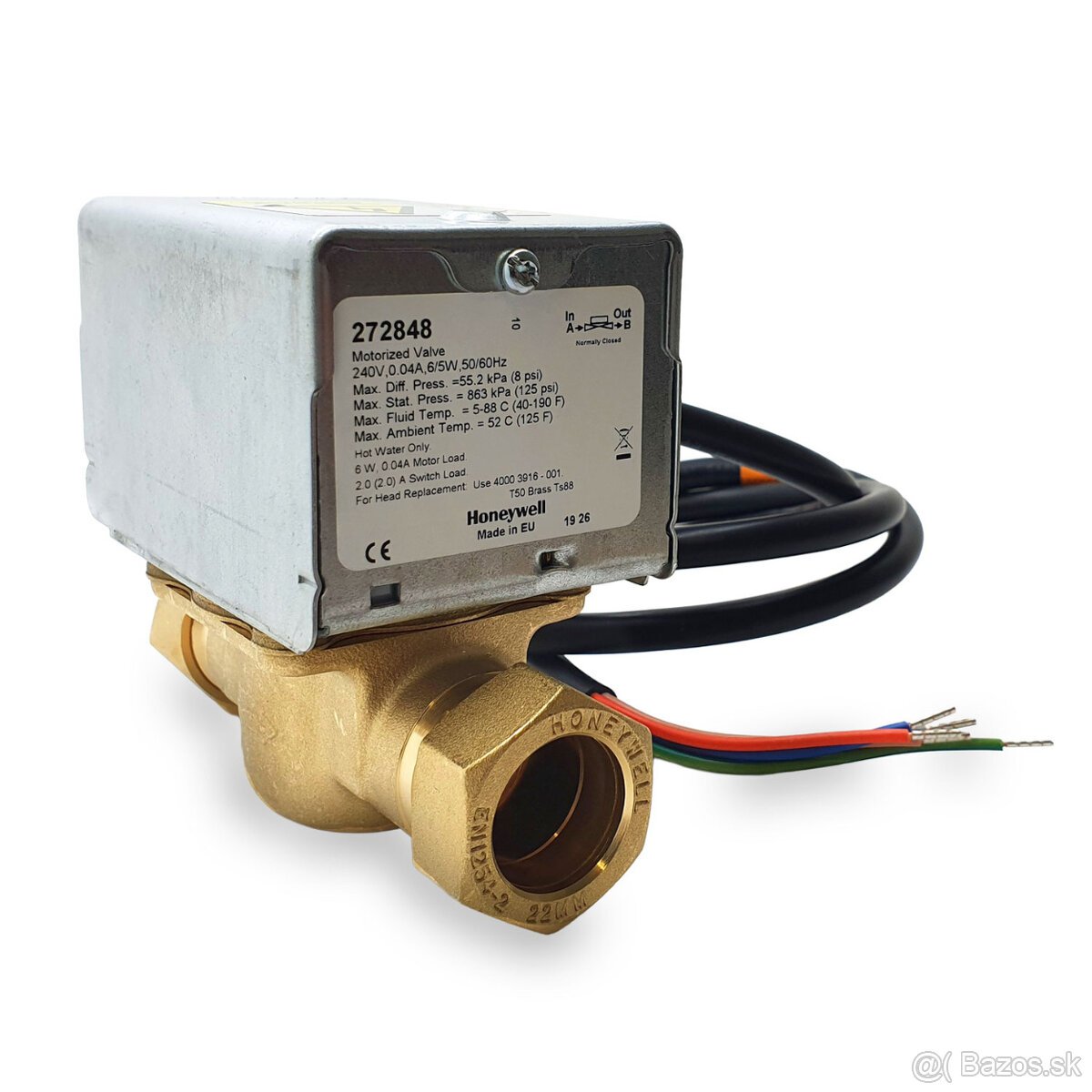 2 cestný ventíl so servom - Honeywell 272848 - 4