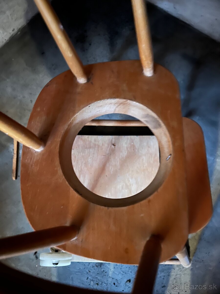 Stara retro detska stolicka/stolik - 4