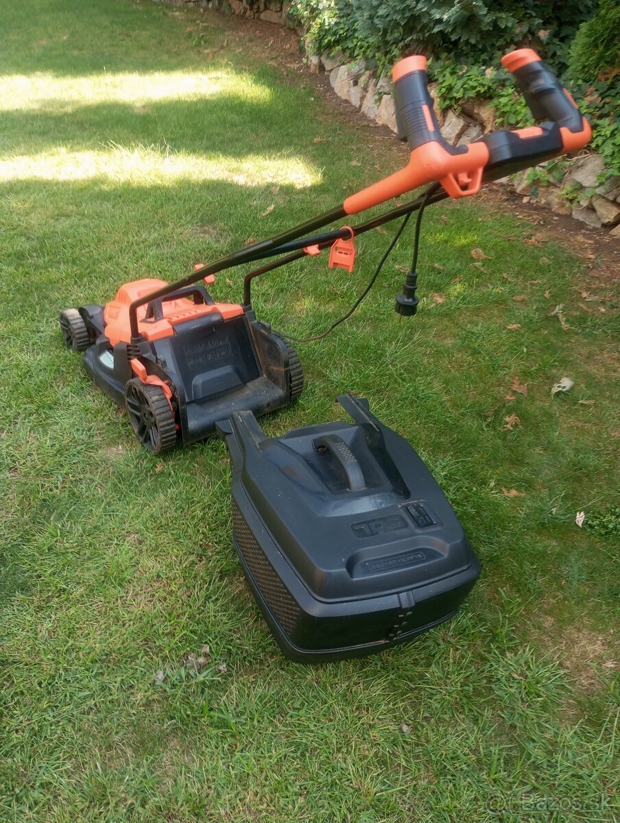 Predám kosačku Black & Decker - spálený motor - 4