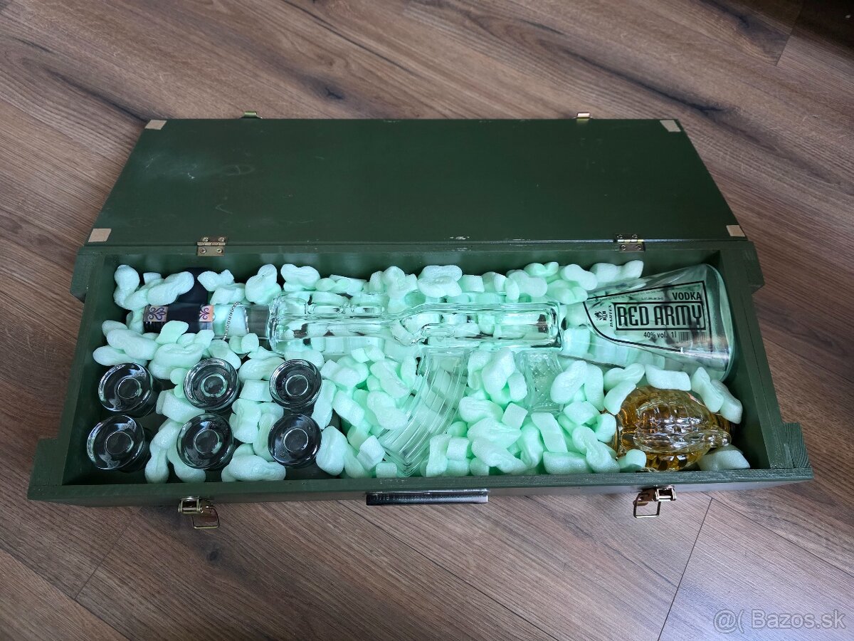 RED ARMY SAMOPAL 40% 1,2L DREVENÁ KAZETA - 4