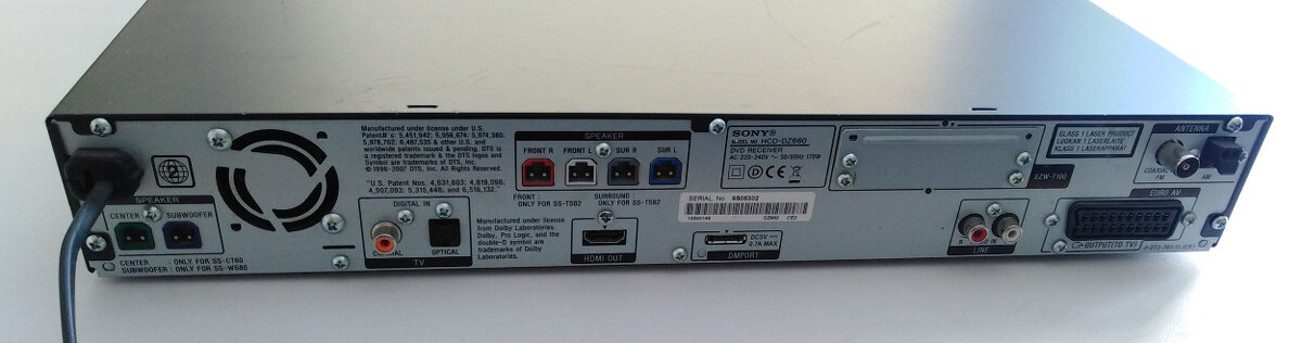 DVD reseiver Sony HCD-DZ660 - 4
