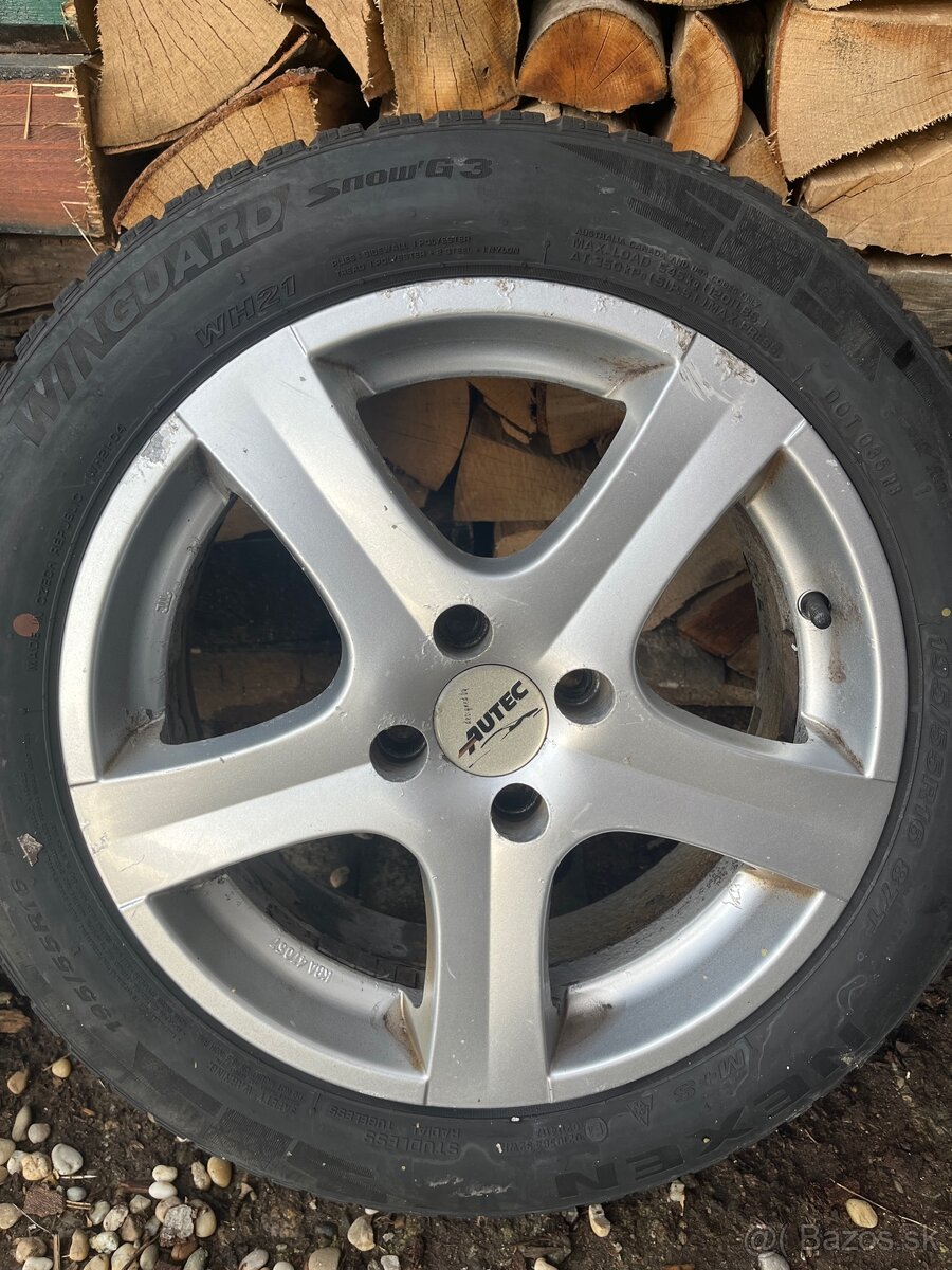 Hliníkové disky AUTEC r16 4x100 ET40 - 4