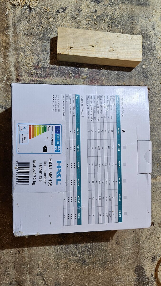 prietokový ohrievač HAKL MK 135 - 4