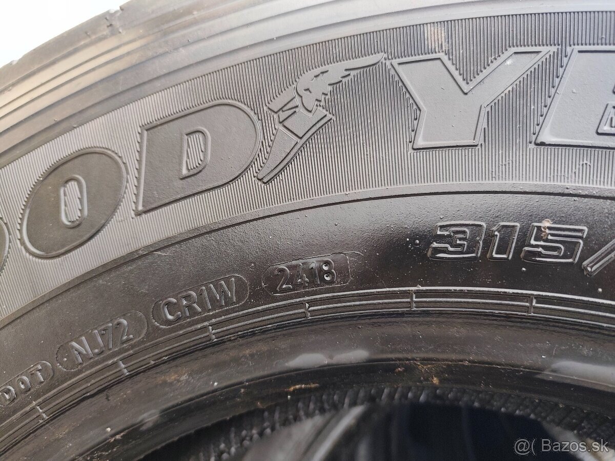 PNEU 315/80 R22,5 6ks GOODYEAR - 4