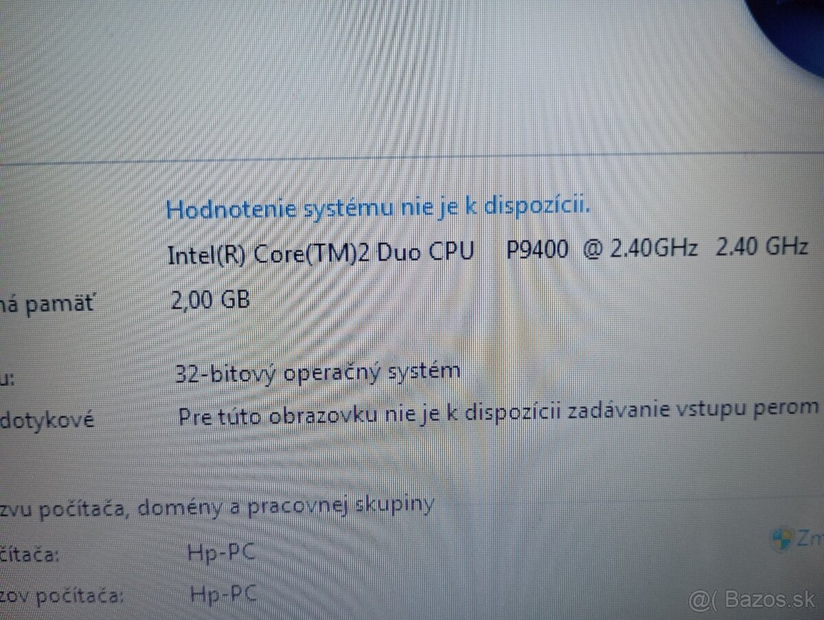 predám notebook HP PROBOOK 5310M , Windows 7 32bit - 4