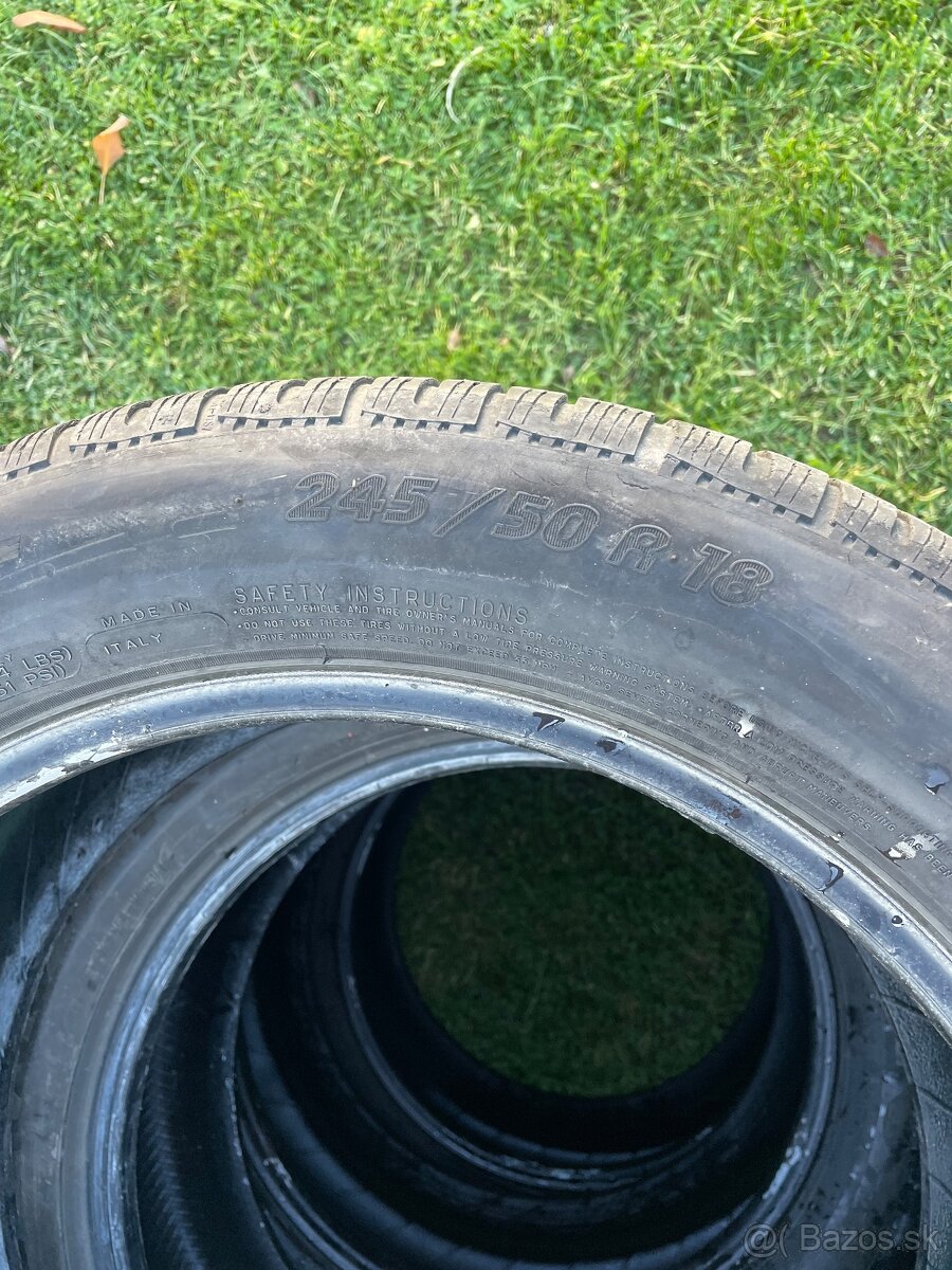 Predám pneu 245/50 R18 4sk zimné - 4