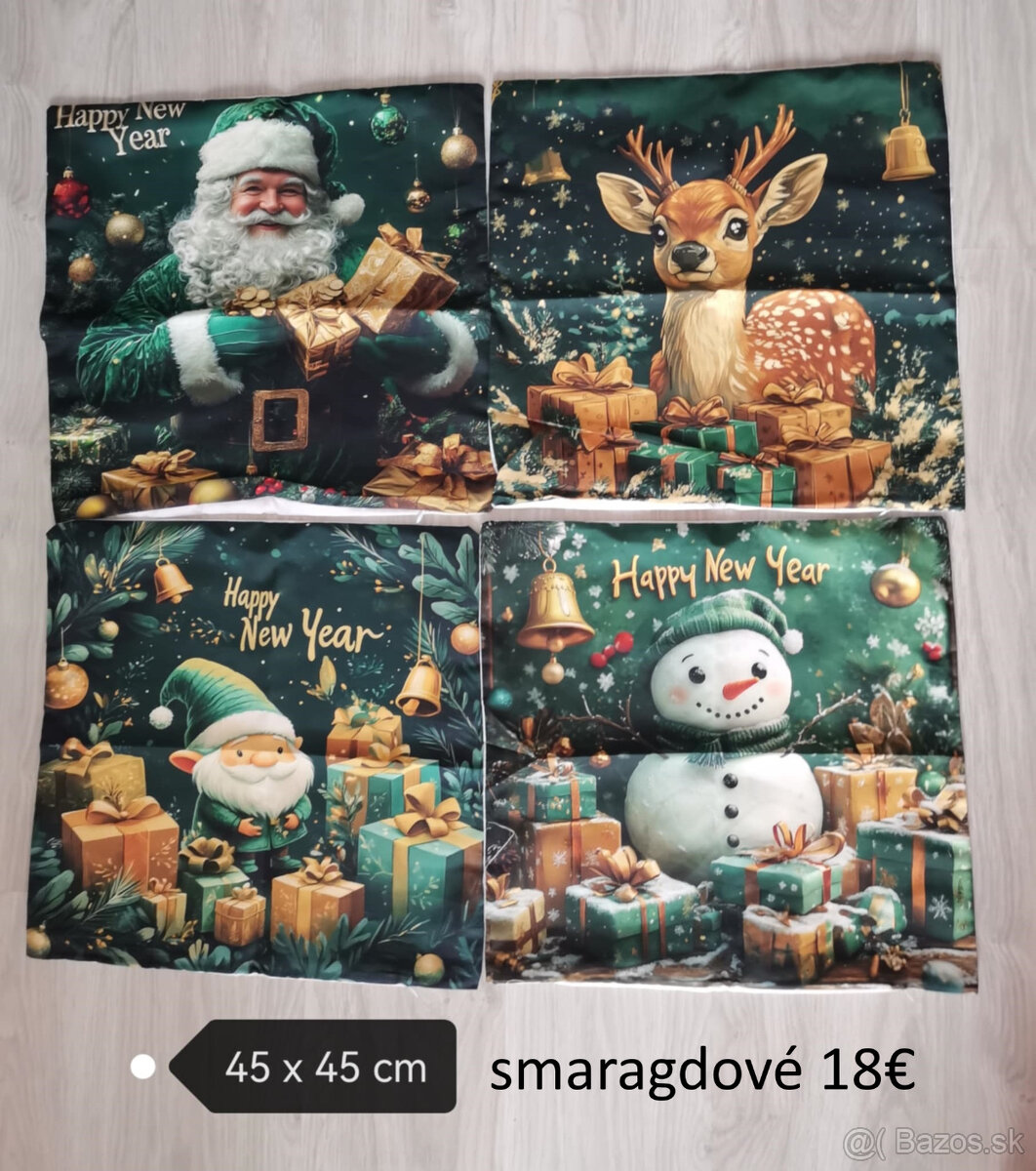 Vianočne obliečky 45 x 45cm NOVE - 4