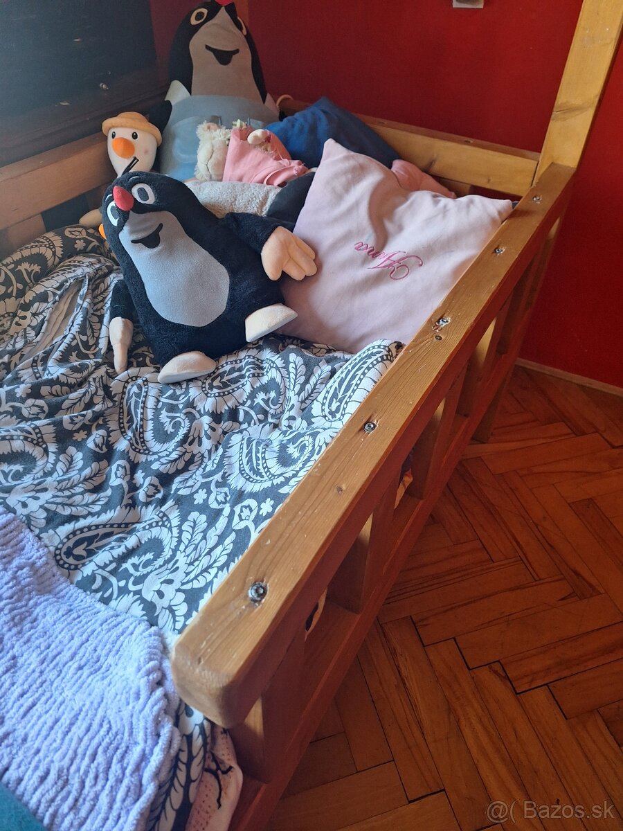 Domčeková posteľ z KVH hranolov - 4