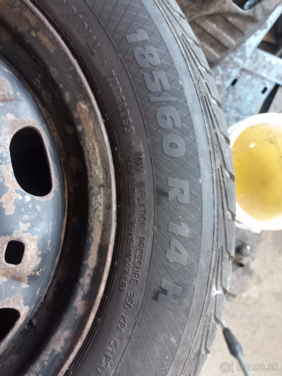 Predám disky na Škoda Fábia 185/60r14 - 4