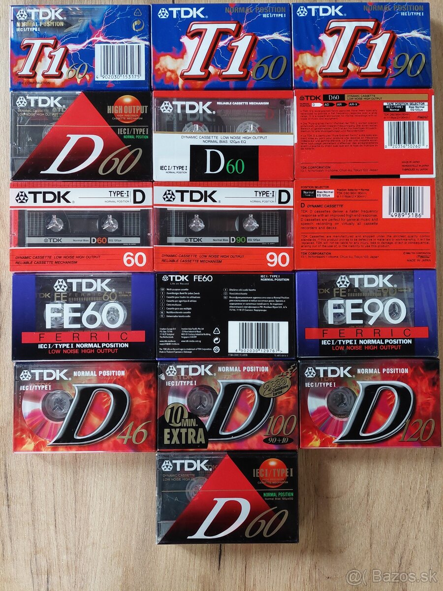 Nové audio mc kazety od 2€: normal a chrome od 3,5€ - 4