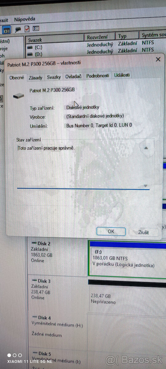 NVMe SSD Patriot 256GB - 4