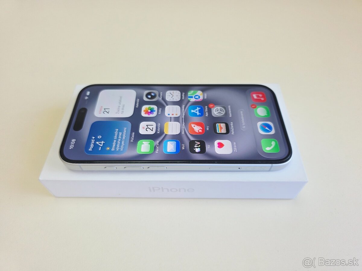 APPLE IPHONE 16 256GB WHITE TOP STAV - - 4