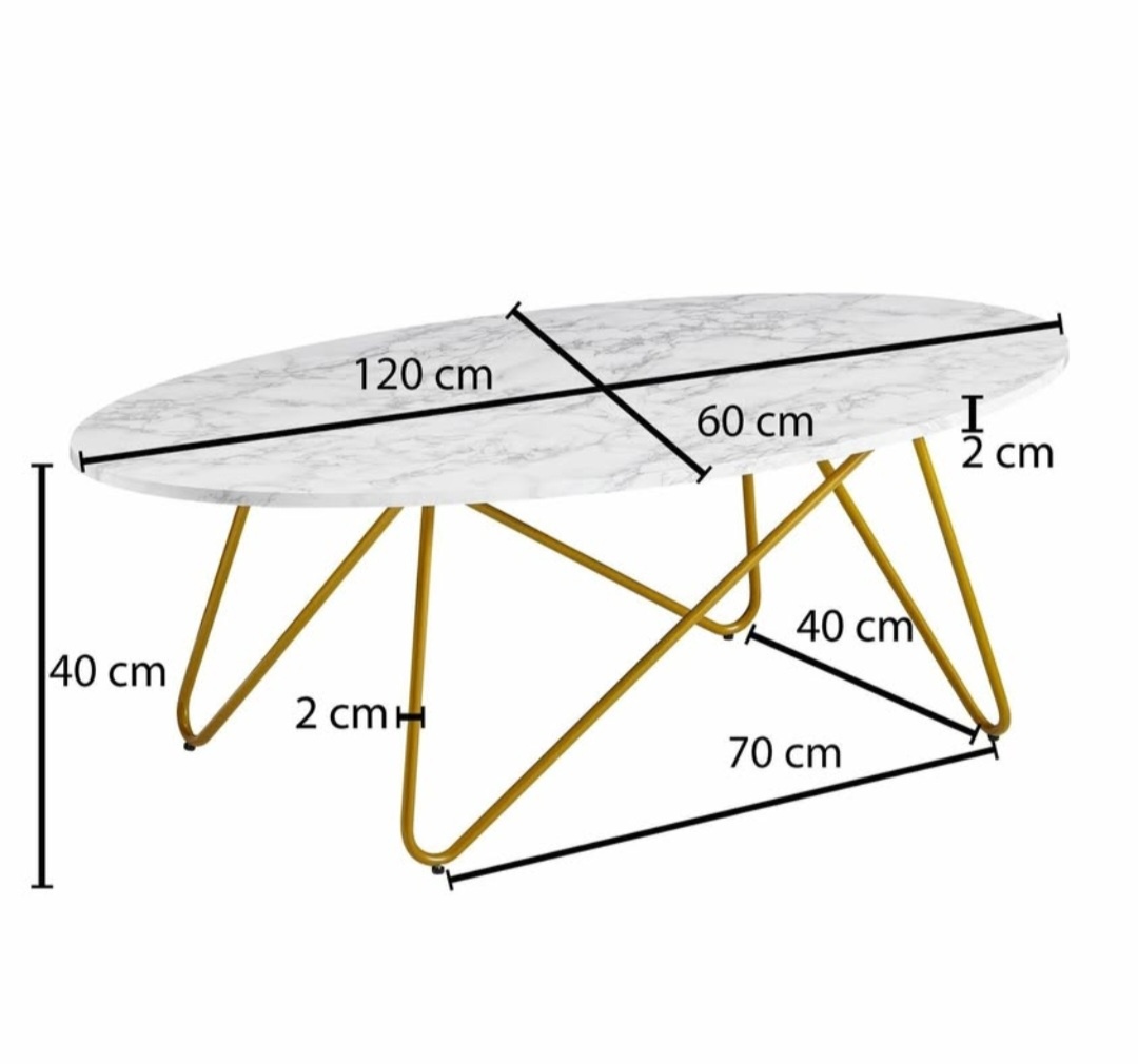 Oválne konferenčné stolíky 2 druhy - 4