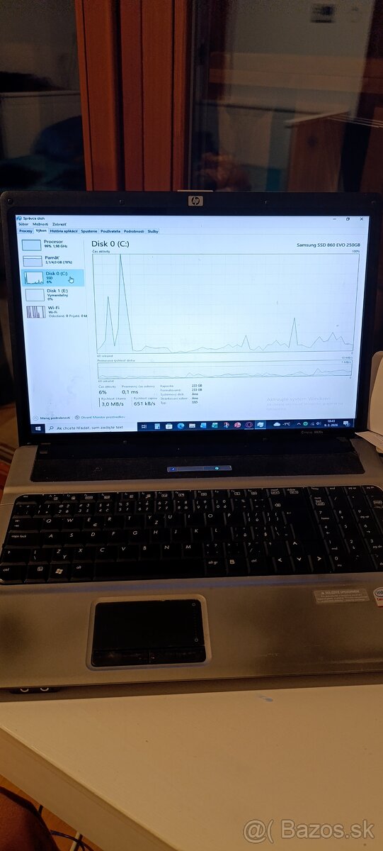 Notebook HP Compaq 6820s - 4