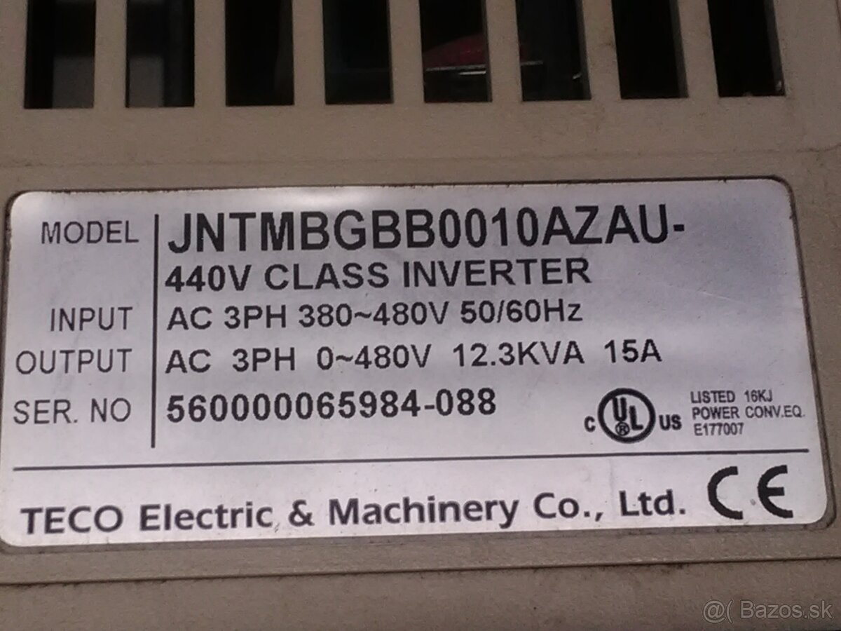 Frekvenčný menič TECO - 4