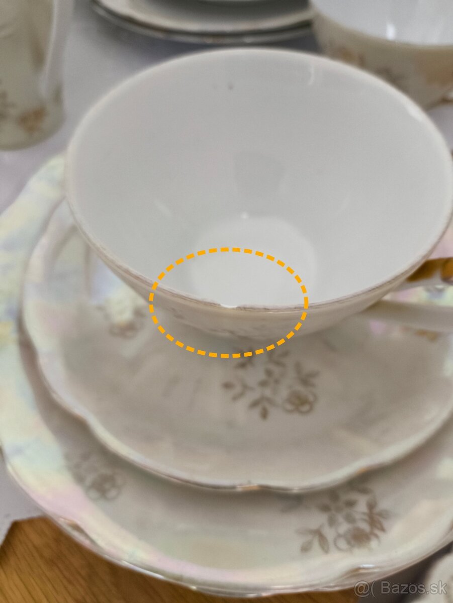 Čajová súprava • KAHLA • GDR - 4