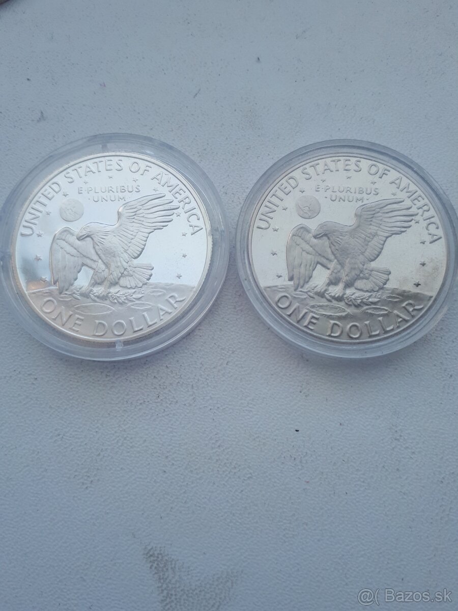 Strieborne dolare a mince USA. - 4