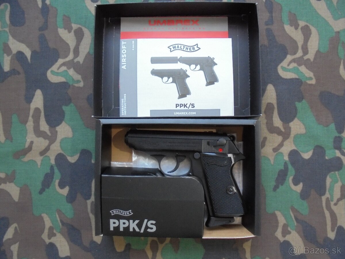 Umarex Walther PPK/S kit gas GBB. - 4