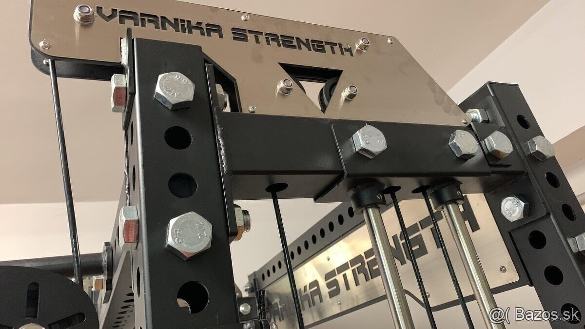 HALF RACK, protismerné kladky, multipress - 4