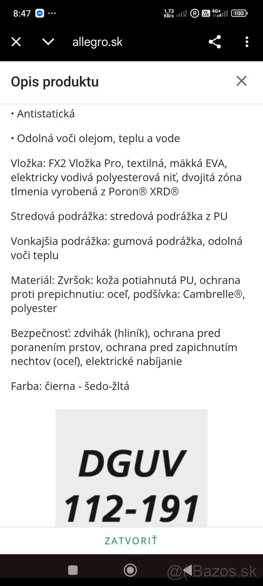 Pracovné topánky zváracké - 4