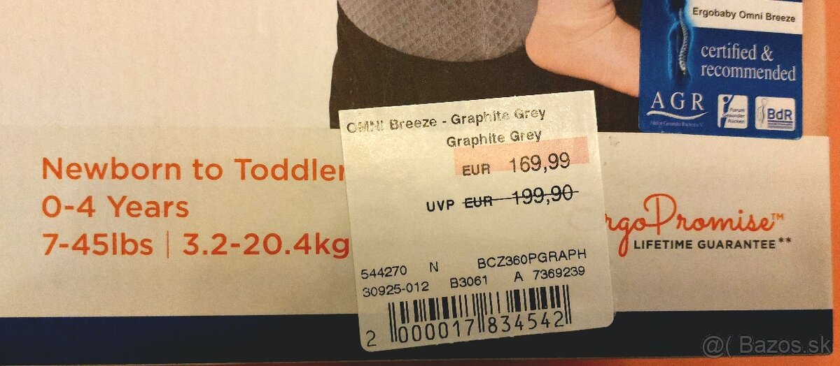 Ergonomický nosič pre bábätká a deti NOVÝ - 4