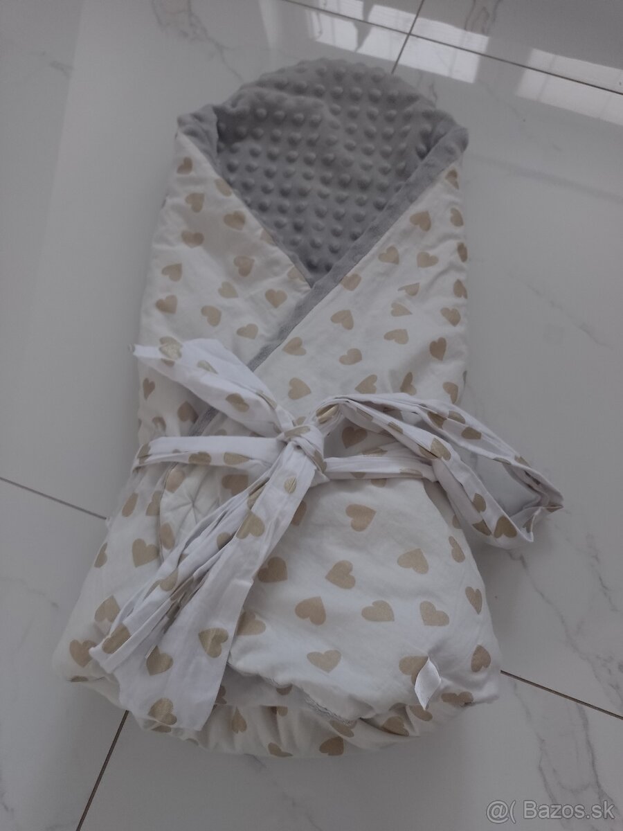 Hniezdo a zavinovačka do postieľky - 4