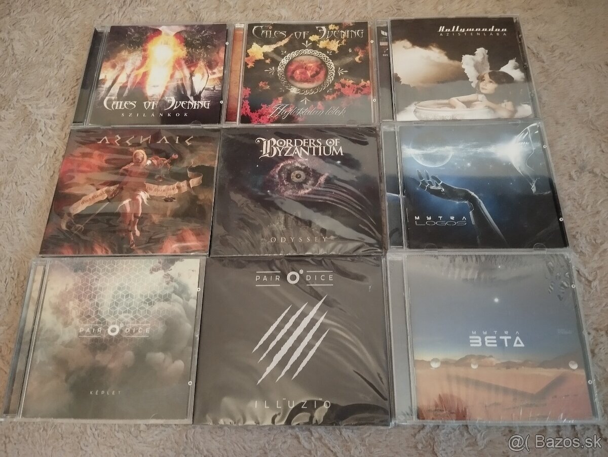 Maďarské CD Metal,Rock 1 - 4