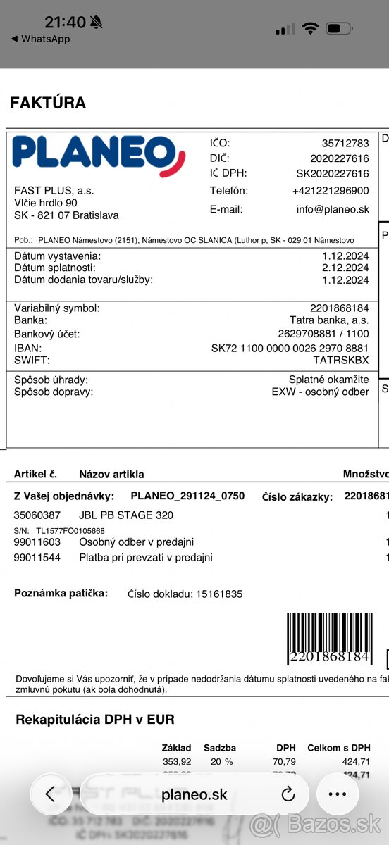 JBL Partybox 320 - 4